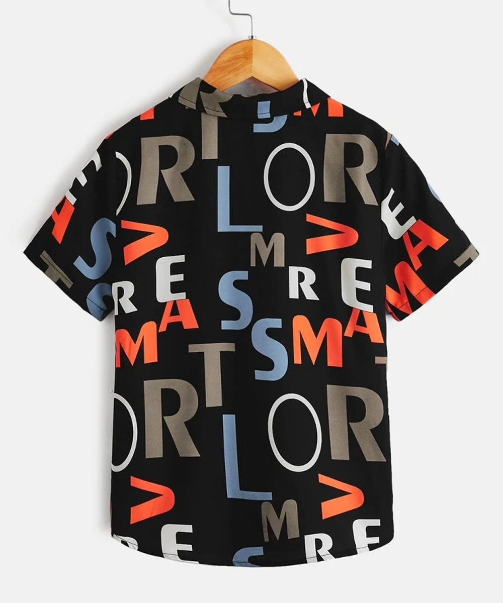 Venutaloza Stylish Designer Button Front (Combo pack For 5) Shirt For Boy.