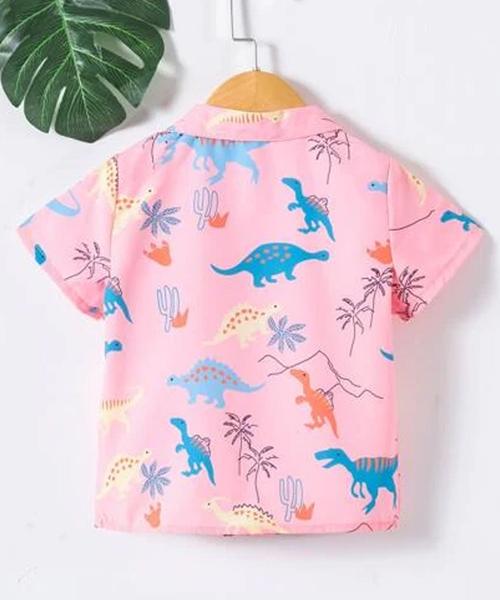 Venutaloza Stylish Designer Button Front (Combo pack For 5) Shirt For Boy.
