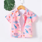 Venutaloza Stylish Designer Button Front (Combo pack For 5) Shirt For Boy.