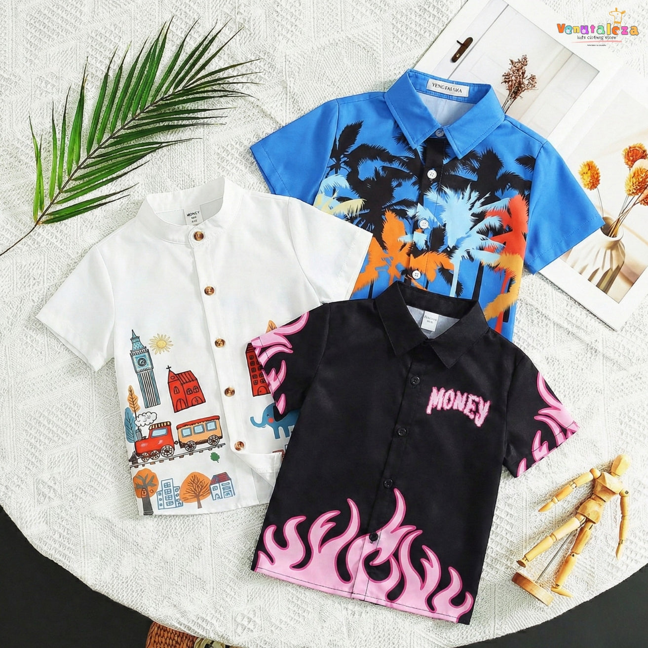 Venutaloza London City & Money Letters (Combo Pack Of 3) Shirt For Unisex.