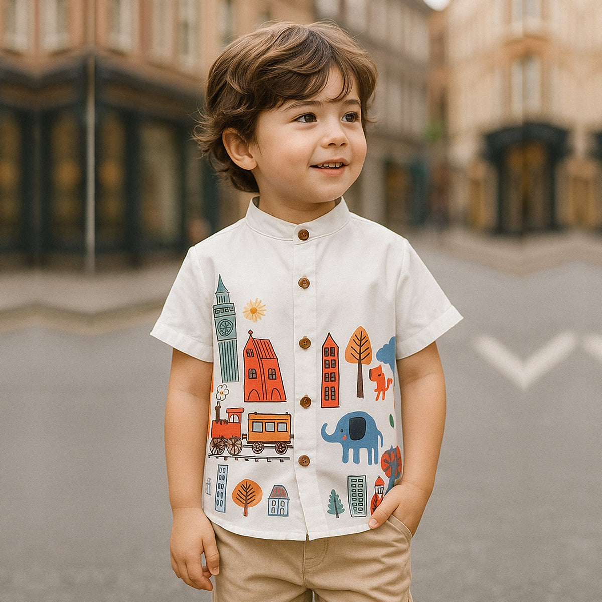 Boy's New Fashion Designer Button Front (Combo Pack Of 3) Shirt For Boy.