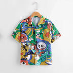 Venutaloza Stylish Designer Button Front (Combo pack For 5) Shirt For Boy.