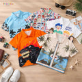 Venutaloza Designer Button Front (Combo pack For 5) Shirt For Boy.