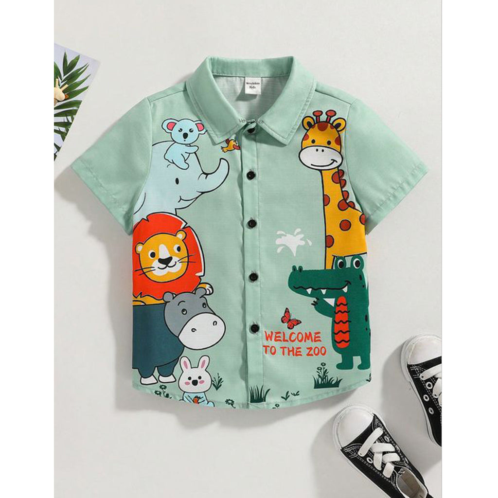 Boy's New Fashion Designer Button Front (Combo Pack Of 3) Shirt For Boy.