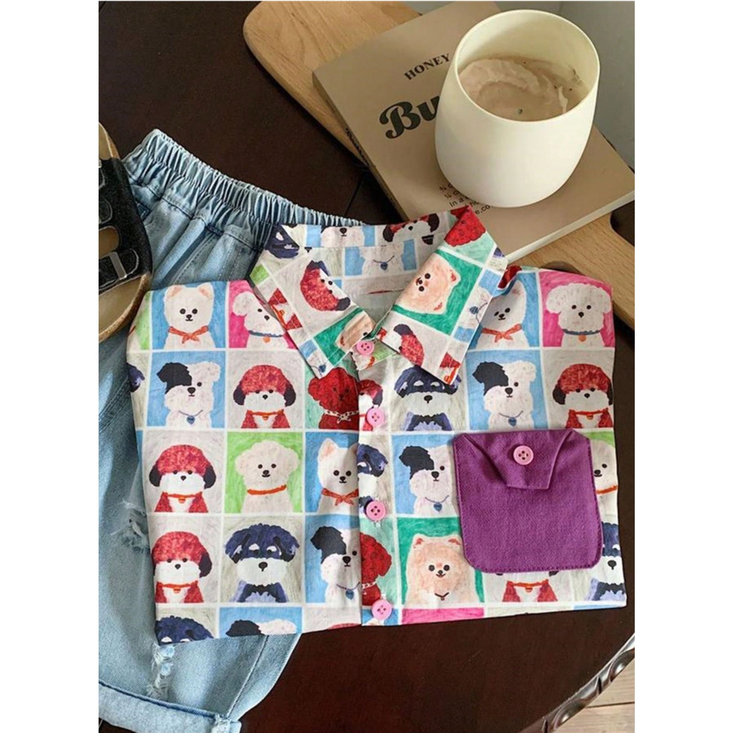 Venutaloza Kids Cartoon Character Shirt For Boy.