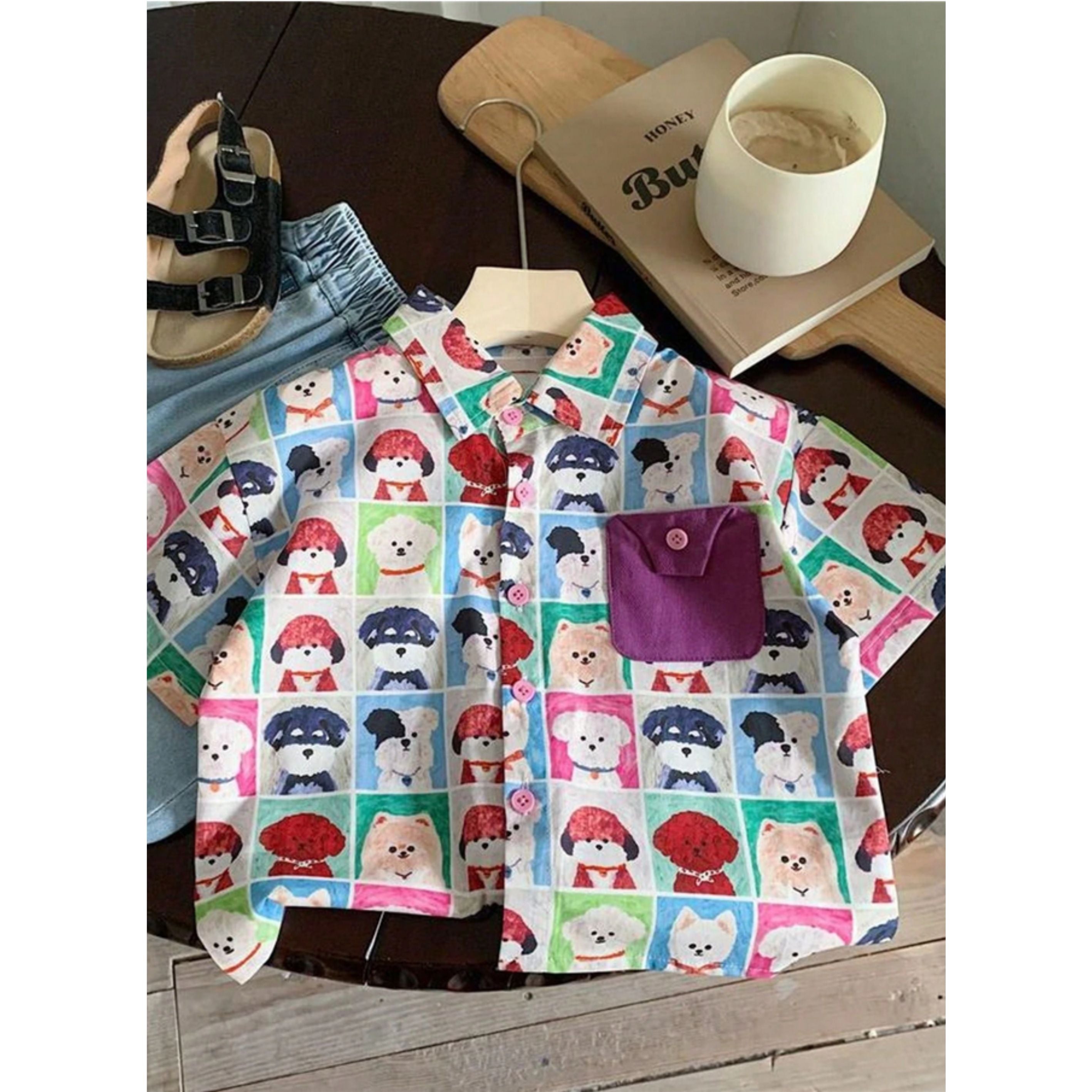 Venutaloza Boy's Animal & Letters Designer (Combo Pack Of 3) Shirt For Unisex.
