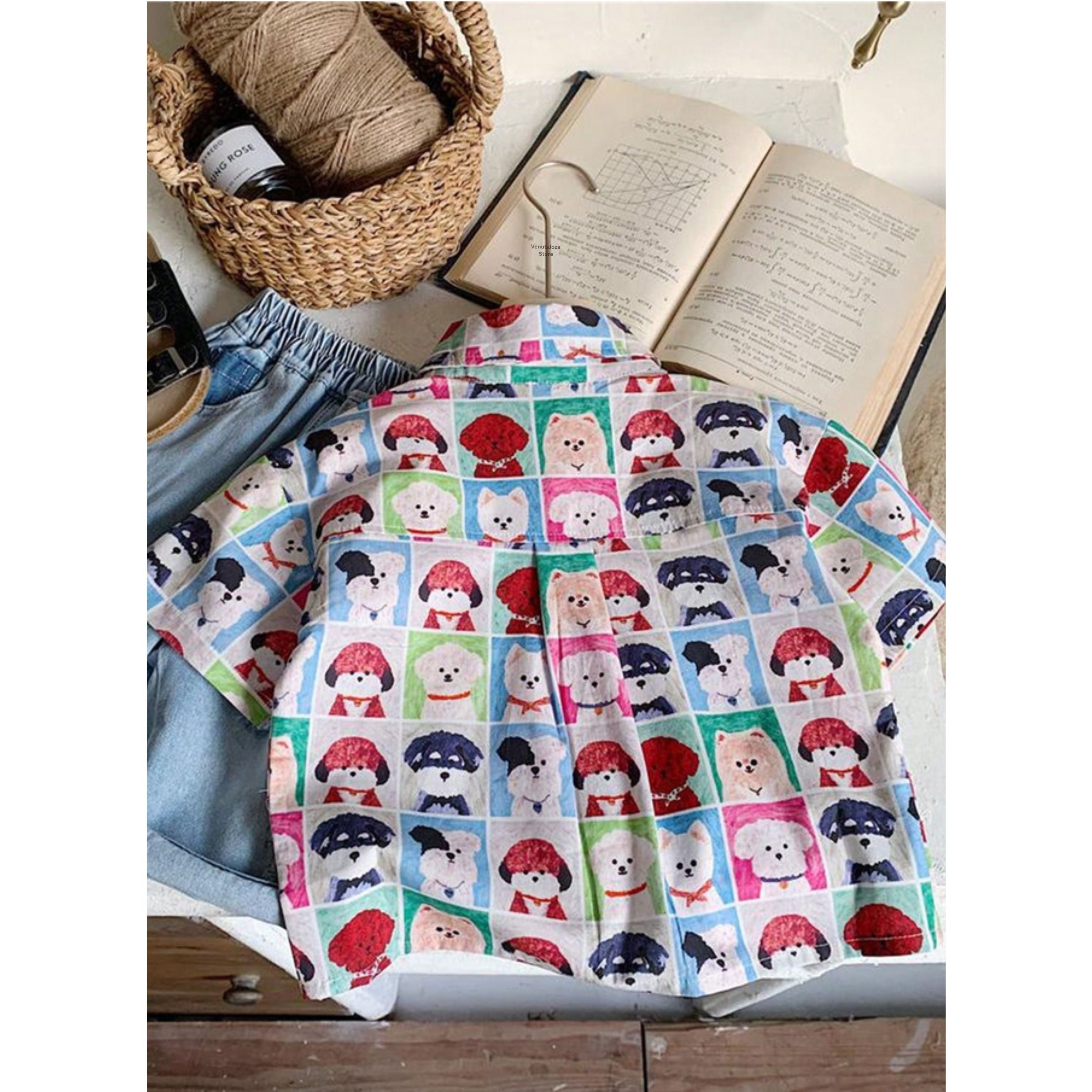 Venutaloza Boy's Animal & Letters Designer (Combo Pack Of 3) Shirt For Unisex.