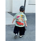 Venutaloza Cartoon Ninja & Letters Designer (Combo Pack Of 3) Shirt For Unisex.