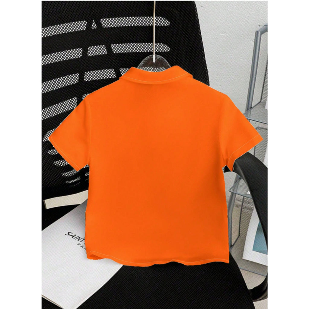 Venutaloza Kids Casual Street Monster Truck Short Sleeve Shirt For Boy.