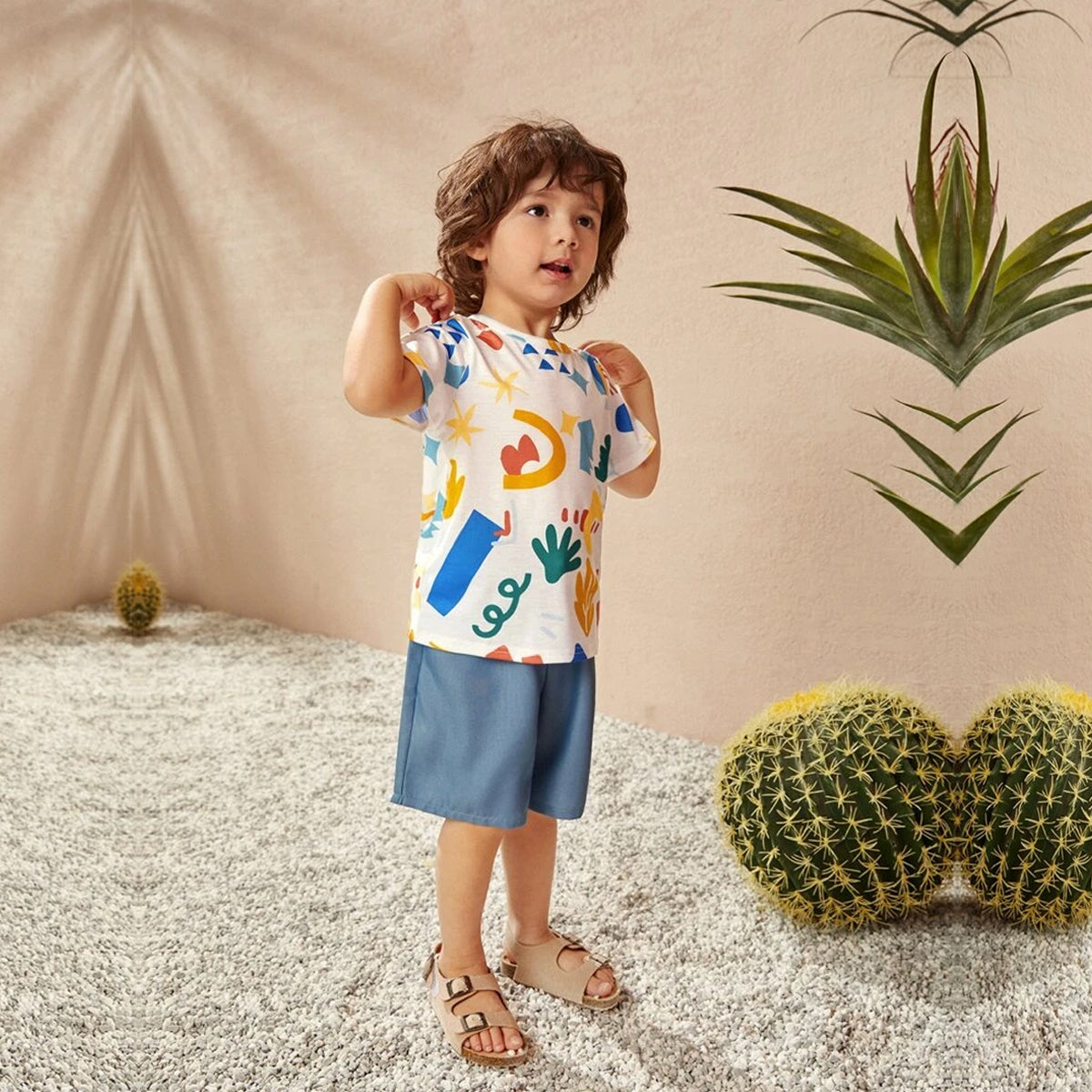 Venutaloza Boy's Cartoon Graphic Tee T-Shirt For Boy's & Girl's..
