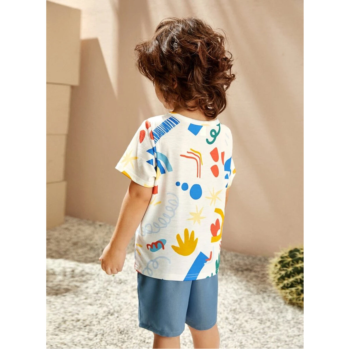 Venutaloza Boy's Cartoon Graphic Tee T-Shirt For Boy's & Girl's..