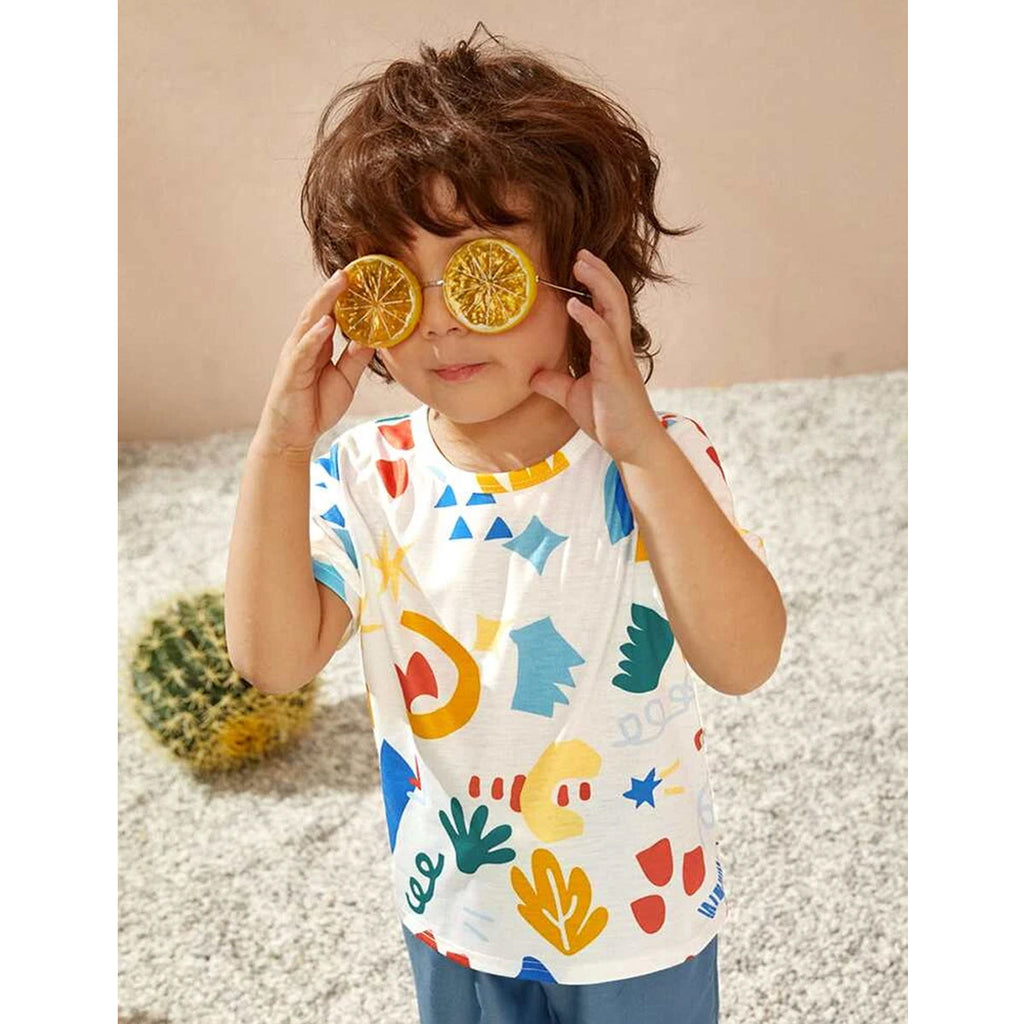 Venutaloza Boy's Cartoon Graphic Tee T-Shirt For Boy's & Girl's..