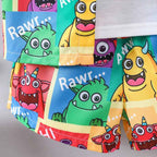 Venutaloza Kids Cartoon Graphic Casual Shirt & Shorts Without tee Two Piece Set.