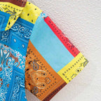 Venutaloza Toddler Boys Sunshine Patchwork Shirt & Shorts Without tee Two Piece Set.