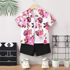 Venutaloza Baby Set Letters & Flower (Combo Pack Of 2) Shirt & Shorts For Boy & Girls.