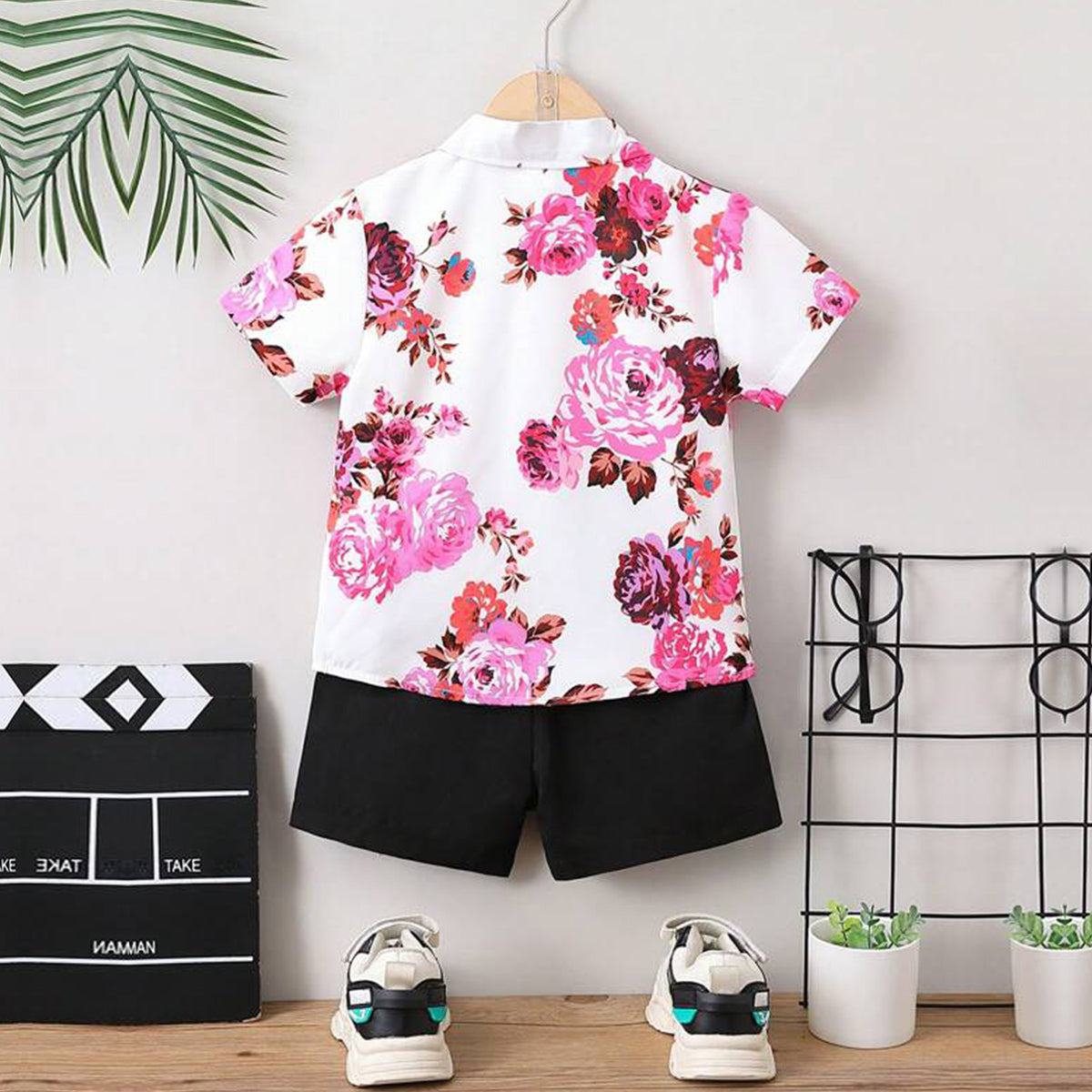 Venutaloza Baby Set Letters & Flower (Combo Pack Of 2) Shirt & Shorts For Boy & Girls.