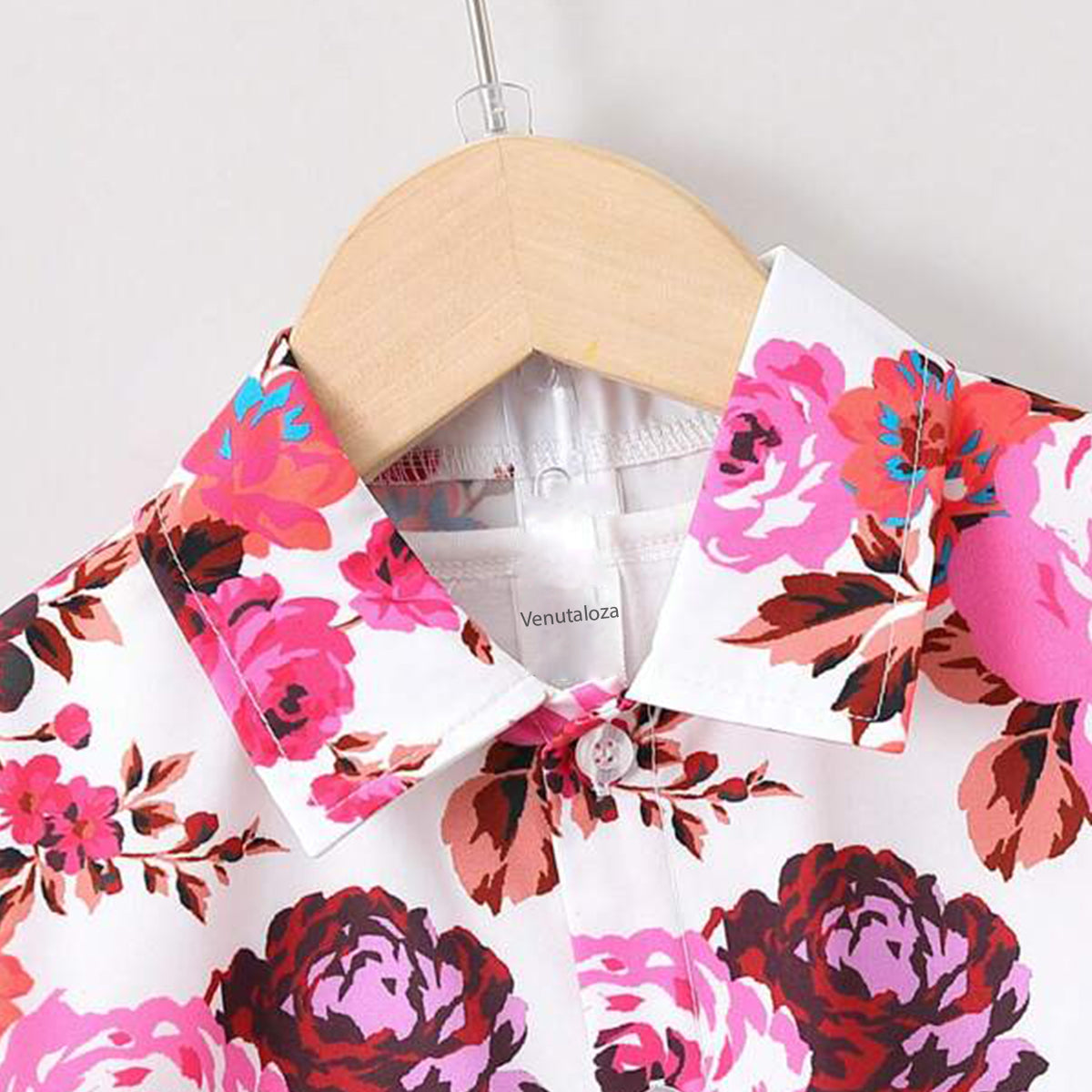 Venutaloza Baby Set Letters & Flower (Combo Pack Of 2) Shirt & Shorts For Boy & Girls.