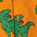 Venutaloza Kids Dinosaur Casual Printed Shirt & Shorts Without tee Two Piece Set.