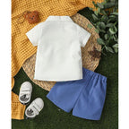 Venutaloza 2-Pc Graphic (Combo Pack Of 3) Colorblock Baby Set For Boy.