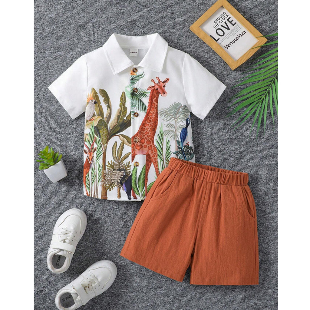2-Pc Designer Graphic (Combo Pack Of 3) Baby Set For Boy.