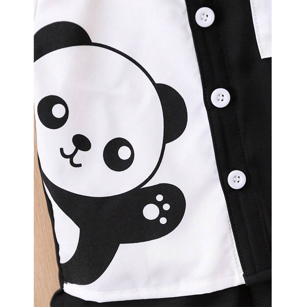 Venutaloza Panda & Jungal Theme (Combo Pack Of 2) Shirt & Shorts Without tee Two Piece Set For Boy & Girls.