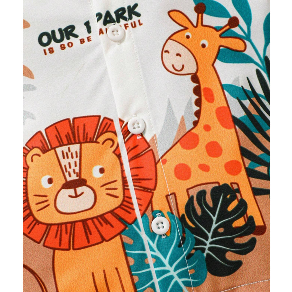 Venutaloza Baby Set Cartoon Animals (Combo Pack Of 2) Shirt & Shorts Without tee Two Piece Set For Boy & Girls.