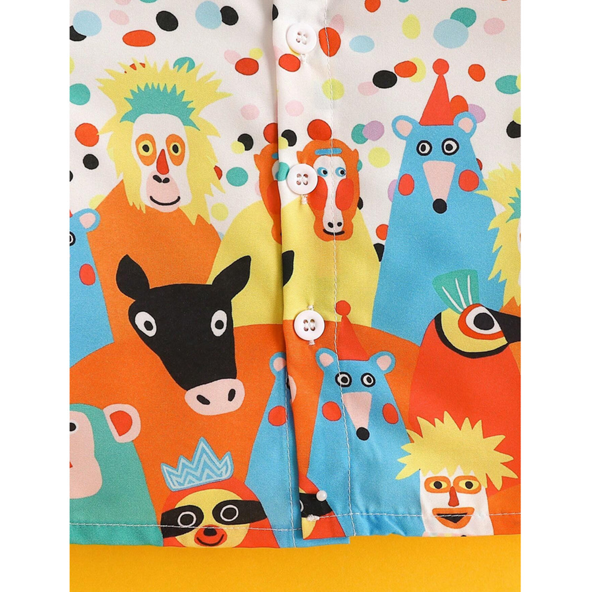 Venutaloza Baby Set Casual Jungal Theme & Animals (Combo Pack Of 2) Shirt & Shorts Without tee Two Piece Set For Boy & Girls.