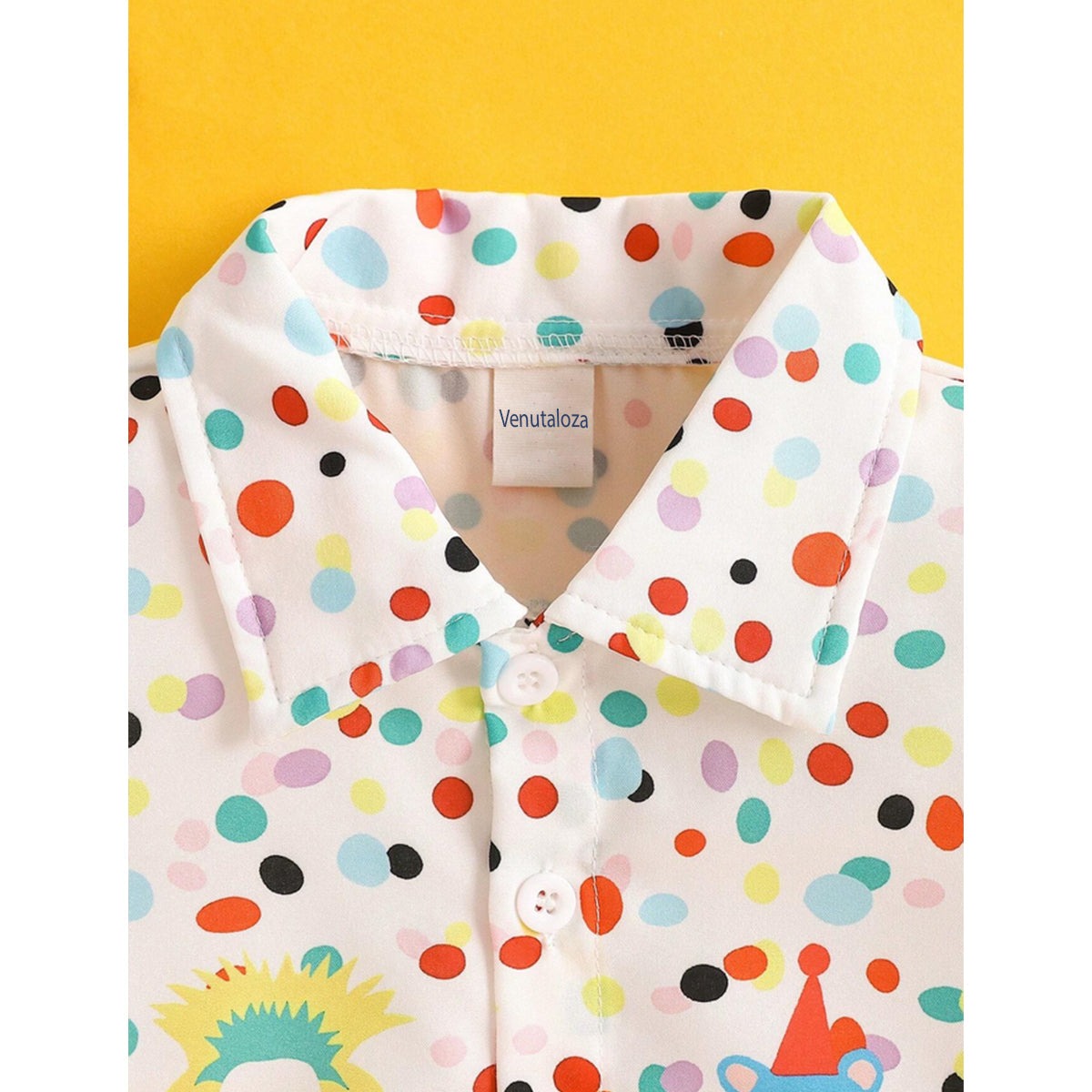 Venutaloza Baby Set Casual Jungal Theme & Animals (Combo Pack Of 2) Shirt & Shorts Without tee Two Piece Set For Boy & Girls.