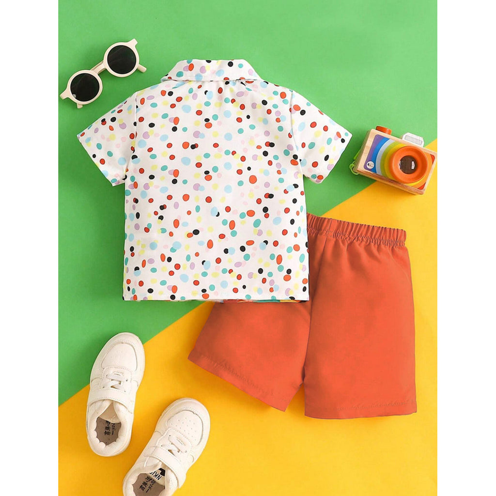 Venutaloza Baby Set Casual Jungal Theme & Animals (Combo Pack Of 2) Shirt & Shorts Without tee Two Piece Set For Boy & Girls.