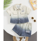 Venutaloza Baby Set Colorblock & Dinosaur (Combo Pack Of 2) T-Shirt & Pants.