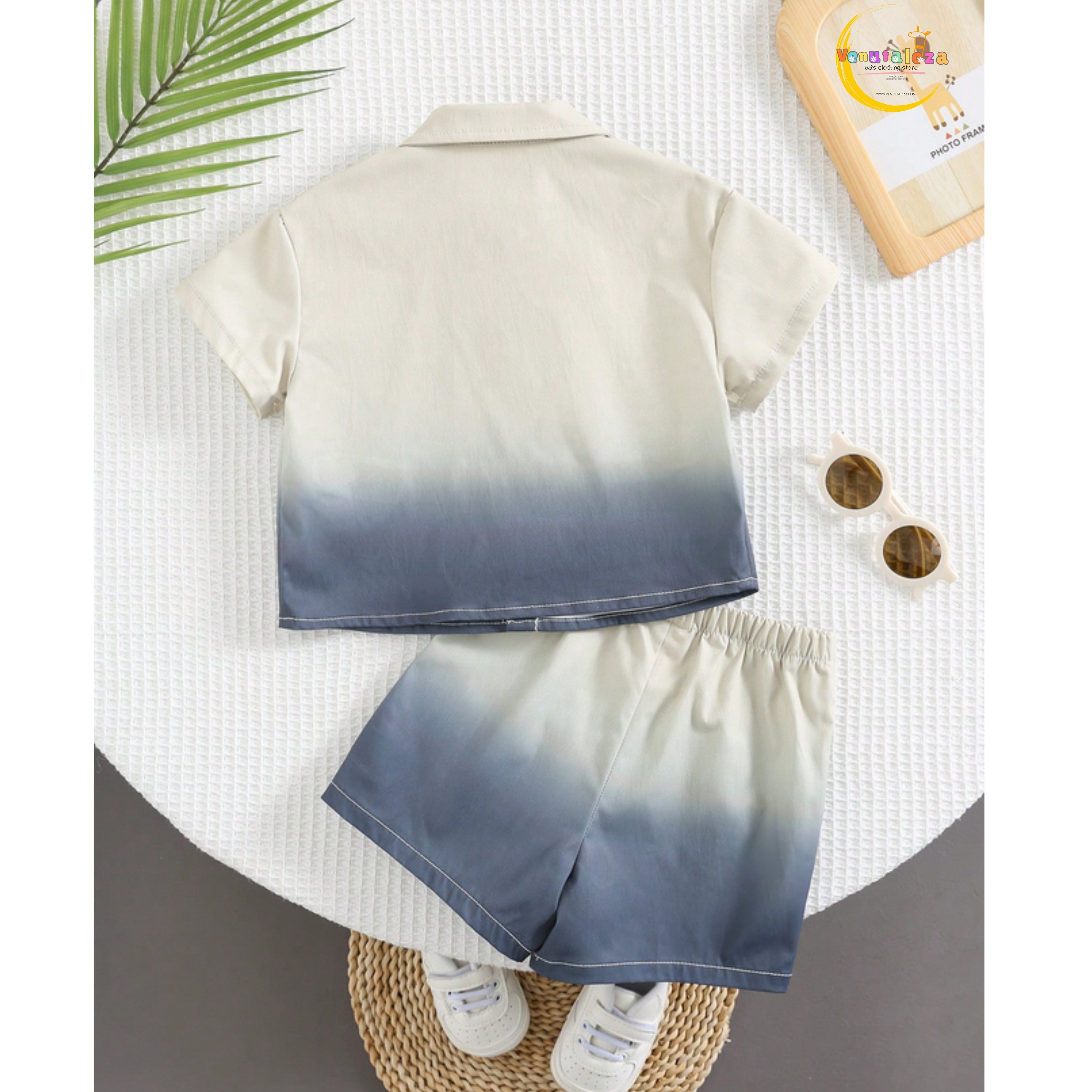 Venutaloza Baby Set Colorblock & Dinosaur (Combo Pack Of 2) T-Shirt & Pants.