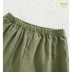 2pcs/Set Kids/Tween Boys' Casual Resort Style Polo Collar Pullover Short Sleeve Top & Loose Shorts Outfit.