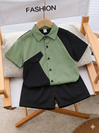 2-Pc Baby Set Animal & Bear (Combo Pack Of 2) Shirt & Shorts Set For Boy & Girls.