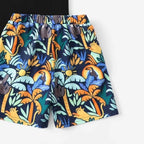 Venutaloza Kids Tropical Casual T-Shirt & Shorts Two Piece Set For Unisex.