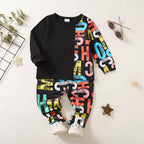 Venutaloza Stylish Baby Set Tie Dye Fleece & Letter Graphic & Alphabet Letter (Combo Pack Of 3) T-Shirt & Pants.