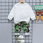 Venutaloza Stylish Baby Set Dinosaur Animal & Tie Dye Fleece & Letter Graphic & Alphabet Letter (Combo Pack Of 3) T-Shirt & Pants.