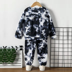 Venutaloza Baby Set Letters & Dinosaur Animal & Tie Dye Fleece (Combo Pack Of 3) T-Shirt & Pants.