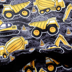 Venutaloza Baby Boys Working Car Vehicles Pullover Print T-shirt & Pants..