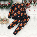 Venutaloza Stylish White Baby Set Graphic Print & Black Bear Graphic Print (Combo Pack Of 2) T-Shirt & Pants.