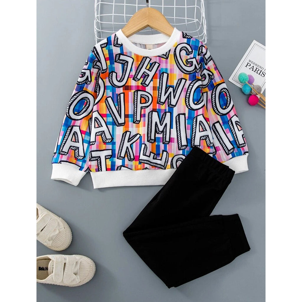 Baby Set Little Man Print & Thermal Crew Design (Combo Pack Of 2) T-Shirt & Pants.
