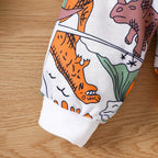 Venutaloza Baby Set Dinosaur & Letter Graphic Print & Cami T-shirt & Pants.