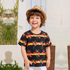 Venutaloza Boy Tree & Stripe (Combo Pack of 2) T-shirt For Boys & Girls.