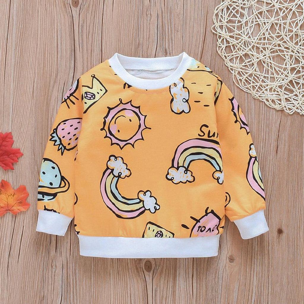 Venutaloza Boy's Allover Graphic & Florals & Colourfulls Full Sleever (Combo Pack of 5) T-shirt For Boys & Girls..