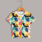 Venutaloza Boy's Half Sleeves Allover Colourful (COMBO PACK OF 8 ) T-shirt For Boy's & Girls.