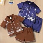Venutaloza Baby Set Fashionable (Combo Pack Of 2) Shirt & Shorts Two Piece Set For Boy & Girls.